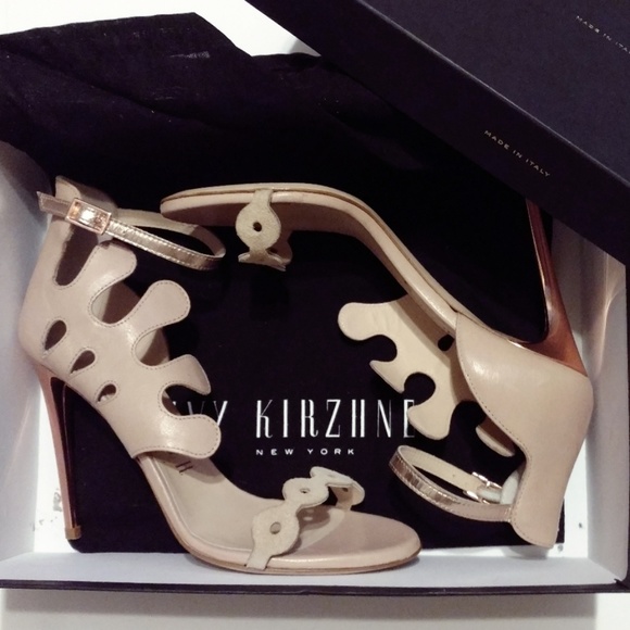 $450💯🆕Ivy Kirzhner Venus Heel Nude Sandals 7.5 - Picture 7 of 8